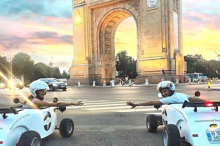 Bucharest: CityTour in one of a kind mini hot rod - thumbnail 3