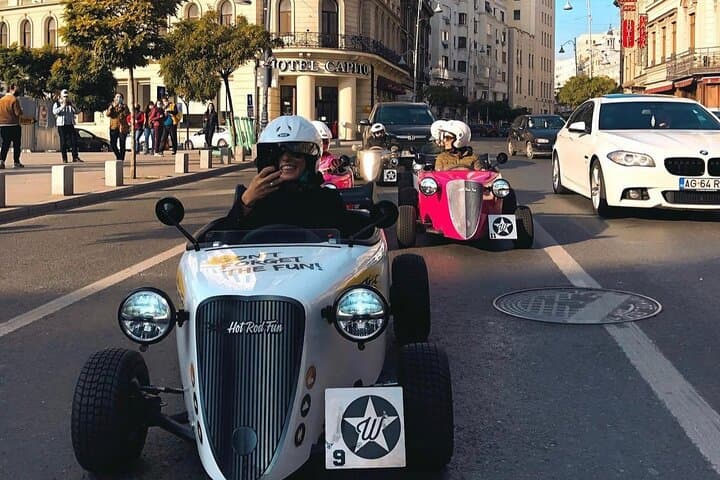 Bucharest: CityTour in one of a kind mini hot rod - thumbnail 5